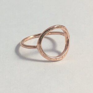 Jewelry ring open circle size 5.75 women womens rose gold fashion dainty new